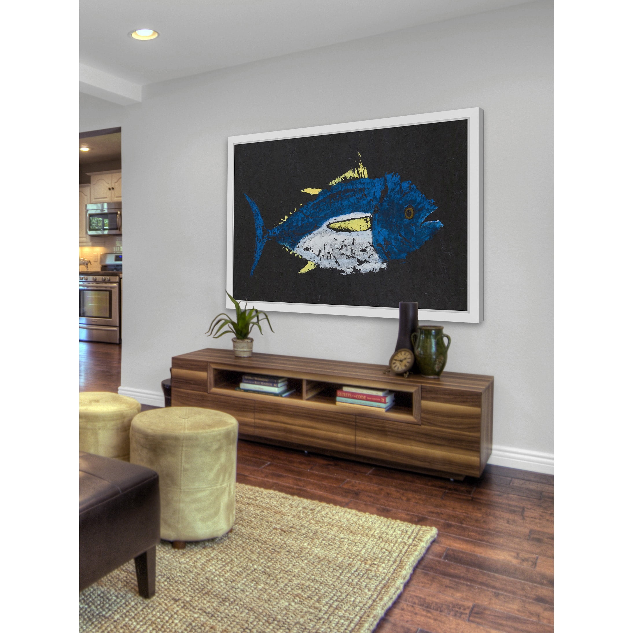 Marmont Hill "Yellowfin Tuna" by Warren Sellers Framed Painting Print