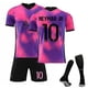 thumbnail image 1 of Sajy Kits de fútbol para niños Camiseta de fútbol Camiseta de entrenamiento Traje 21/22-20 21 Rosa Neymar 10-L BmatwkZeng Bmatwk Jersey, 1 of 1