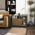 thumbnail image 2 of PawHut Hidden Cat Litter Box Enclosure w/ Scratching Pad, Doors, Storage, 2 of 10