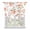 White, variant on Peach Tie Up Curtains for Window, Thermal Insulated Balloon Shade Adjustable Rod Pocket Curtains Valance Panels for Kitchen Bathroom Cafe 34 x 45 Spring Floral Green Leaf Botanical Pink Fruit