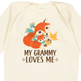 thumbnail image 4 of Inktastic My Grammy Loves Me Fox Boys or Girls Long Sleeve Baby Bodysuit, 4 of 5