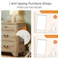 thumbnail image 4 of 3PCS Farmhouse Dresser Set,Oak 6-Drawer Dresser For Bedroom And Wood Nightstand Set Of 2 With Charging Station For Bedroom, Living Room, Hallway,Dining Room, 4 of 11