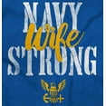 thumbnail image 2 of US Navy Strong Wife Anchor Logo Women's T Shirt Ladies Tee Brisco Brands S, 2 of 5