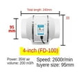 thumbnail image 2 of 4'' 5'' 6" Inline Duct Fan Ventilation Exhaust Blower Fans Quiet for Ducting ,High Performance, 2 of 7