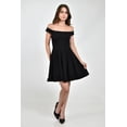 thumbnail image 1 of Vestido Off Shoulder Roman Fashion /Juvenil, 256473 (Negro) negro CH, 1 of 5