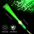 thumbnail image 2 of Paquete de 36 varillas luminosas de fibra óptica de color verde NUDALA, 26,5 cm, 2 of 6