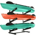 thumbnail image 4 of RAD Sportz Kayak Storage Rack - 3-Level Freestanding Adjustable Stand with Padded Arms and 300lb Capacity for Canoes, SUP, or Paddleboards - Black, 4 of 19
