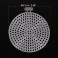 thumbnail image 2 of Uxcell 20Pcs Round Plastic Canvas Mesh Sheets 6.2cm / 2.44inch Circle Mesh Mat para bordado, tejido y trabajos con aguja, 2 of 6