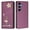 Purple, variant on Tianyeda Compatible with Samsung Galaxy S25/S24 Wallet case Phone Cover with RFID Blocking Credit Card Holder Flip Book For Women Black