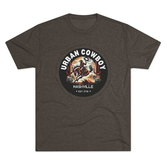 Urban Cowboy Unisex Tri-Blend Crew Tee