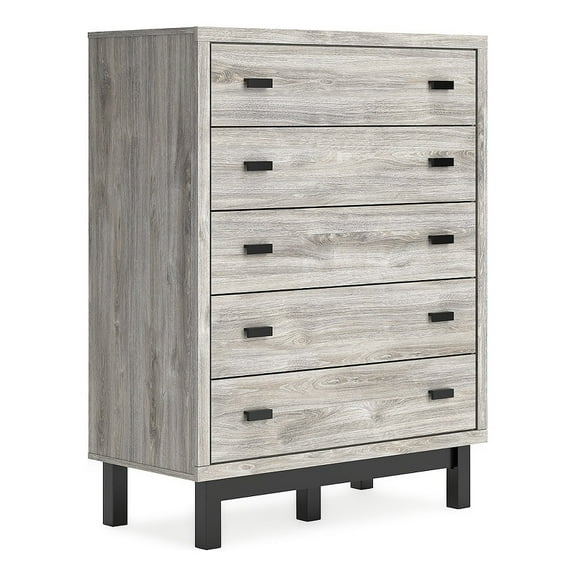 Ashley Furniture Vessalli Light Gray Chest of Drawers