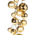 thumbnail image 4 of RAZ Imports 4' Gold Large Ball Ornament Shatterproof Christmas Garland, 4 of 6