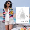 thumbnail image 2 of Bolso bandolera INICAT de piel, bolso de pecho, blanco, 2 of 7