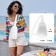 thumbnail image 2 of Bolso bandolera INICAT de piel, bolso de pecho, blanco, 2 of 7