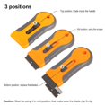 thumbnail image 2 of Removedor de pegatinas para coche Scraper EHDIS para estufa de vidrio con 10 cuchillas, 2 of 9