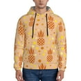 thumbnail image 2 of Bingfone Pineapples Men'S Drawstring Hoodie Long Sleeve Pocket Sweatshirts-Small, 2 of 9