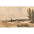 thumbnail image 3 of Thomas Shotter Boys 24x16 Black Modern Framed Museum Art Print Titled - On the Seine (1831), 3 of 5