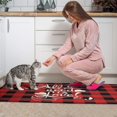 thumbnail image 4 of Red Plaid Kitchen Rugs and Mats Sets Of 2,Kitchen Decoration Rugs,Rubber Backing Non-Slip Floor Mat for Sink Washable Waterproof Laundry Room Runner Rugs, 4 of 7
