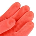 thumbnail image 2 of Zhourta Rubber Cleaning Gloves for Kitchen Household Dishwashing Gloves Natural Gloves 1-Pairs Waterproof Reuseable Non Slip Flexible Durable, 2 of 7