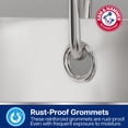 thumbnail image 6 of Arm & Hammer™ Waterproof Fabric Shower/Liner, 70x72, White, 6 of 6