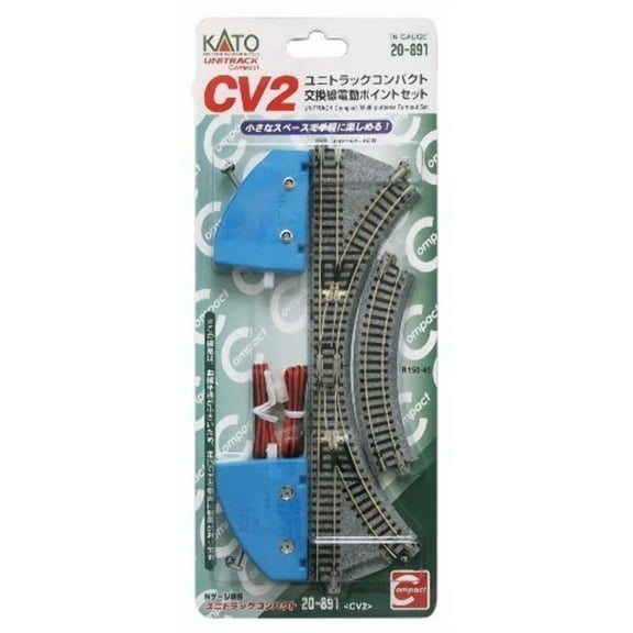 Kato 20-891 N Scale CV-2 TURNOUT SET