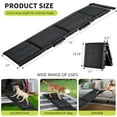 thumbnail image 4 of Yiwa 71" Extra Wide Portable Dog Car Ramp, Non-Slip Folding Pet Ramp with Side Rails for Large Dogs Up to 250lbs, 4 of 6