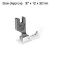 thumbnail image 2 of #SP-18 Pie prensatela industrial con bisagra para máquina de coser con guía derecha 1/8" (3mm) Blanco, 2 of 2