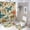 style-474, variant on 4 Piece Bathroom Rug Set with Shower Curtain Shower Curtain And Rugs Shower Curtain Set Vintage Wooden Door Waterproof Shower Curtain Farmhouse Country Wood for Bathroom Decor Set