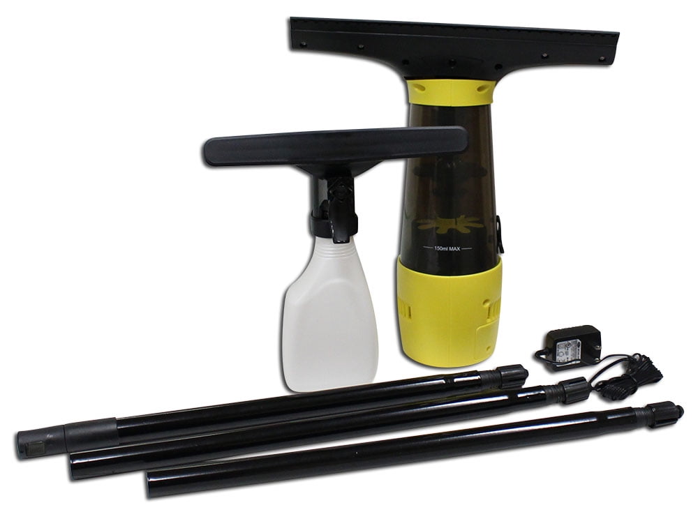 Rechargable Window Vacuum With Attachments