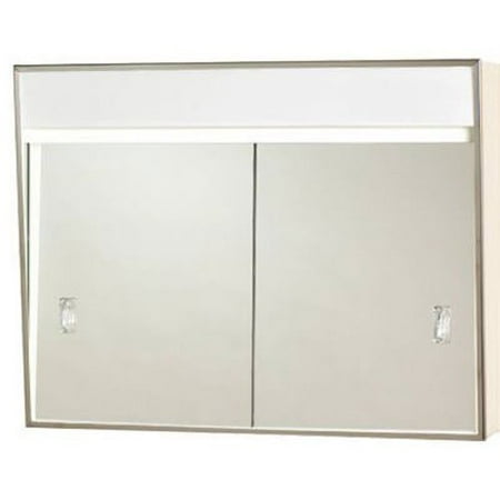 24 X 7 3 4 20 Medicine Cabinet With Sliding Doors And 2 Lights 24 X 7 3 4 20 Medicine Cabinet With Sliding