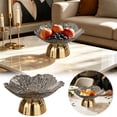 thumbnail image 2 of Pedestal Fruit Bowl Fruit Plate Multipurpose Food Snack Storage Tray, Snack Holder for Kitchen Countertop, for Living Room Dining Table Centerpiece Use, 2 of 6