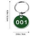 thumbnail image 4 of Milisten 1 Pack/10pcs Key Tags with Ring Numbered ID Tags Keychain Number from 1 to 10, 4 of 6