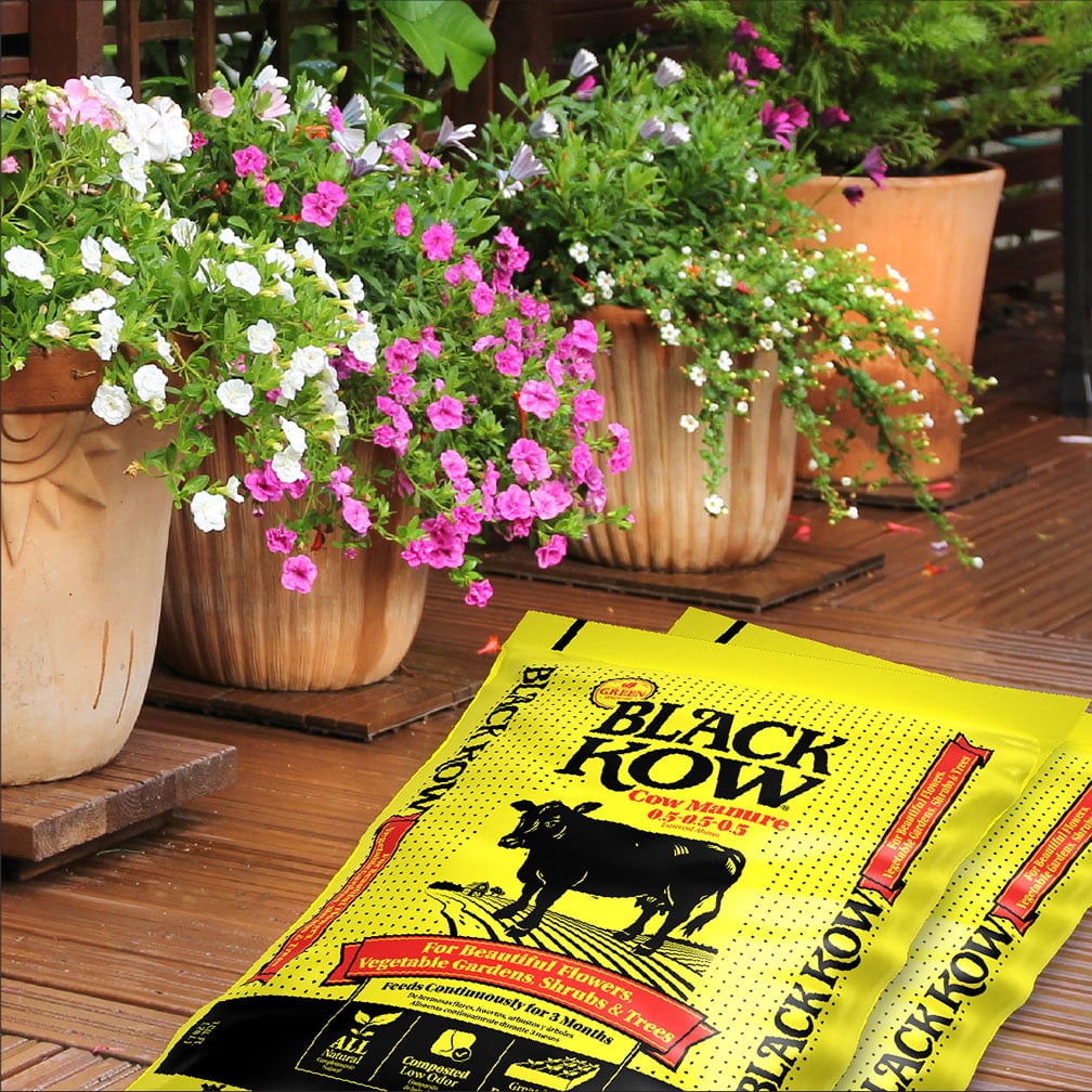 Black Kow Organic Compost and Manure, Soil Conditioner, 1 cu. ft.