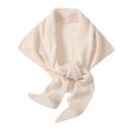 thumbnail image 2 of Bufanda de invierno para mujer, chal grueso a la moda para el cuello, ideal para la oficina en invierno. Beige, 2 of 9