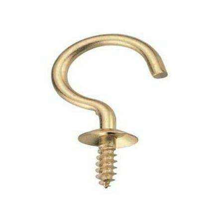 

6PK ProSource LR394 Cup Hooks Solid Brass