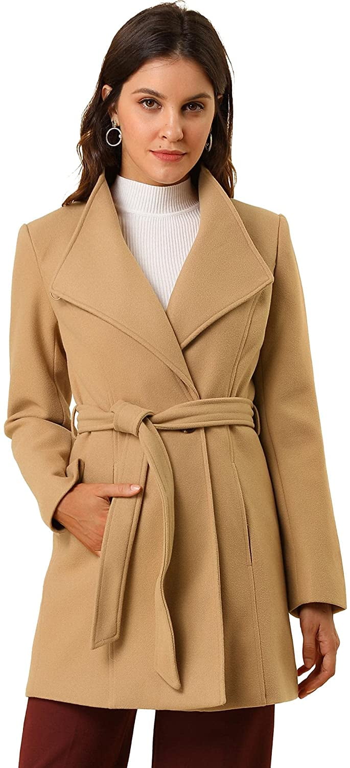 long sleeve one button classic coat