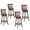 Nut-brown 29.5", variant on Costway Set of 2 25'' Swivel Bar stool Leather Padded Dining Kitchen Pub Bistro Chair High Back