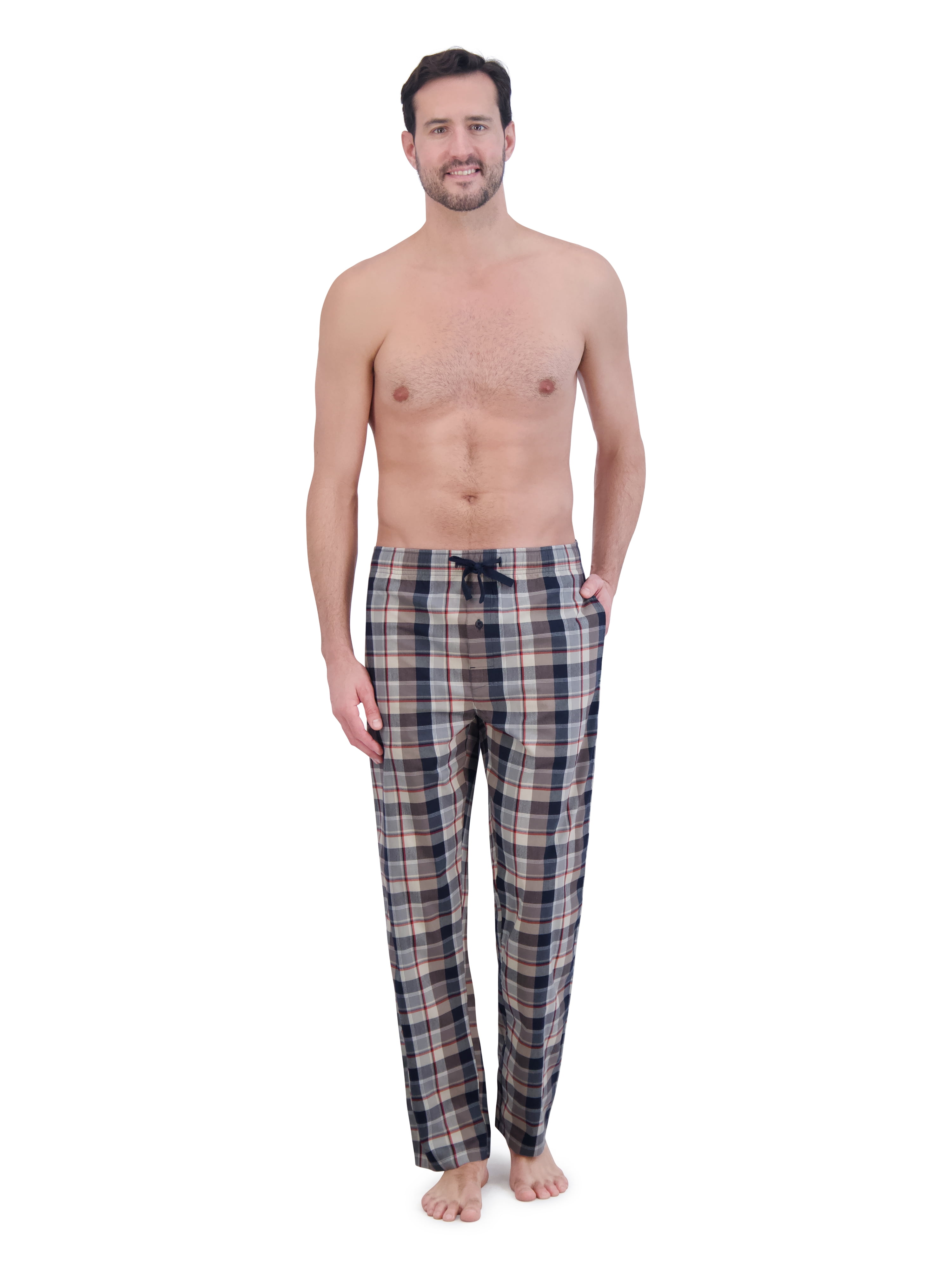 Hanes Men's Stretch Woven Sleep Pants, Sizes S-2XL