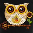 thumbnail image 3 of CafePress - Owls Autumn Song Pajamas - Women's Short Sleeve Print T-Shirt and Pants Dark Cotton Pajama Set, 3 of 7
