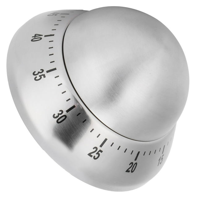 Minuterie d'Alarme, Minuterie de Cuisson, Outils de Gestion du Temps, Rappel Intuitif de la Synchronisation en Acier Inoxydable, pour la Cuisine à la Maison en Forme de Pointe, Ronde, en Forme d'Oeuf