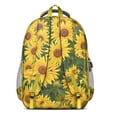 thumbnail image 3 of Sunflower Backpack for School,Cute School Bag,Schoolbag with Adjustable Shoulder Straps & Padded Back,16.9 Inch, 3 of 5