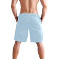 thumbnail image 3 of Dailycode Men's Quick Dry Swim Trunks Beach Shorts Casual Summer Board Shorts with Pockets, Baby Blue, 3 of 8