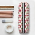 thumbnail image 6 of Uemuo Strawberry1 Printed Leather Pencil Case, Pencil Pouch, Portable Pencil Bag, Pen Case for& Office, 6 of 7