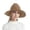 Khaki, variant on Cowboy Witch Hat Halloween Accessory Foldable Knit Pointed Cap for Party Pink M