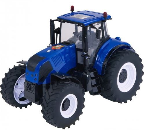 blue toy tractor