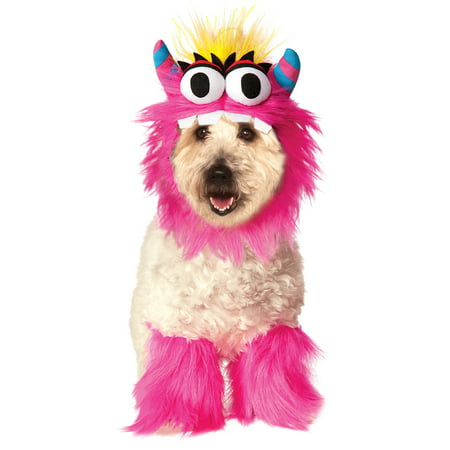 Little Pink Fluffy Monster Sully Pet Dog Cat Halloween Costume