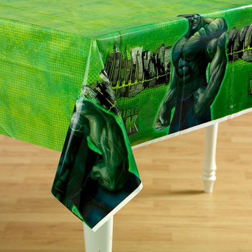 The Incredible Hulk Table Cover (1ct) - Walmart.com - Walmart.com