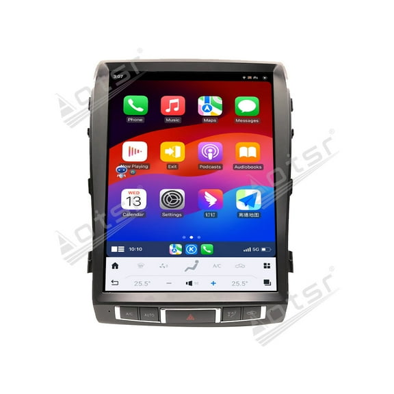 Aotsr 15 inch Tesla Style car radio for Toyota Land Cruiser200 LC200 2008-2015 Android 13 CarPlay GPS Navigation Multimedia Player Head Unit
