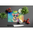 thumbnail image 5 of Corgi Hippie Dawg Glass Cutting Board Large 12 in x 15 in, 5 of 5