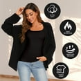 thumbnail image 4 of Women’s Thermal Fleece Lined Camisole Adjustable Strap Sleeveless Tank Top Square Neck Base Layer for Winter, 4 of 7
